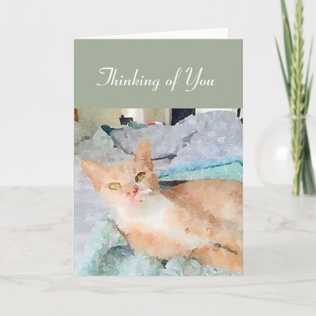 Penser à votre carte de note (Devant)