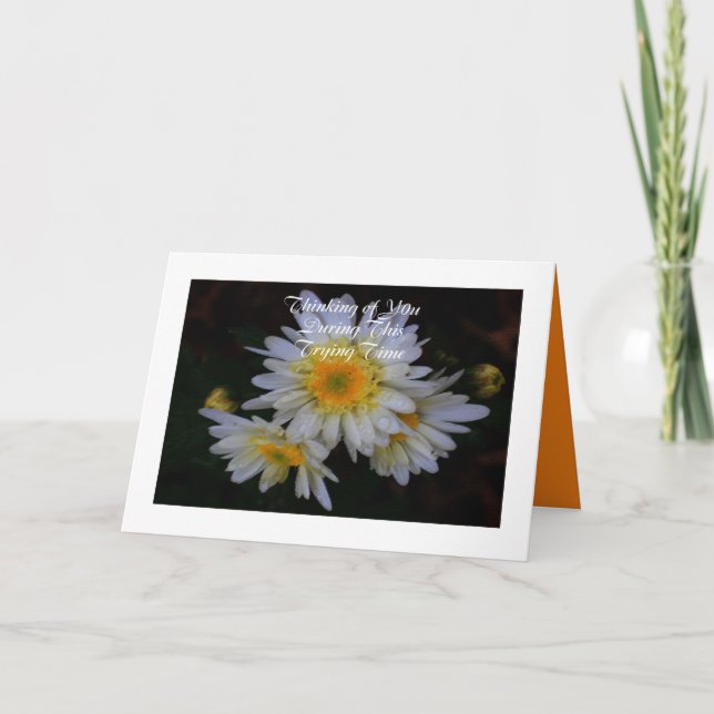 Penser à votre carte de sympathie avec les mères (Devant)