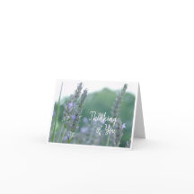 Penser à votre carte de voeux Lavender
