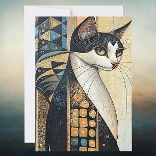 Penser à votre élégante carte de chat