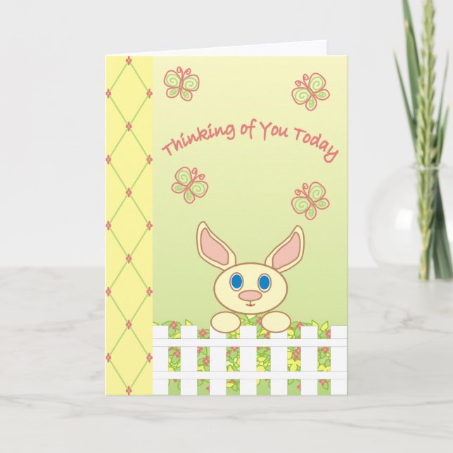 Penser à vous aujourd'hui - Carte (Devant)