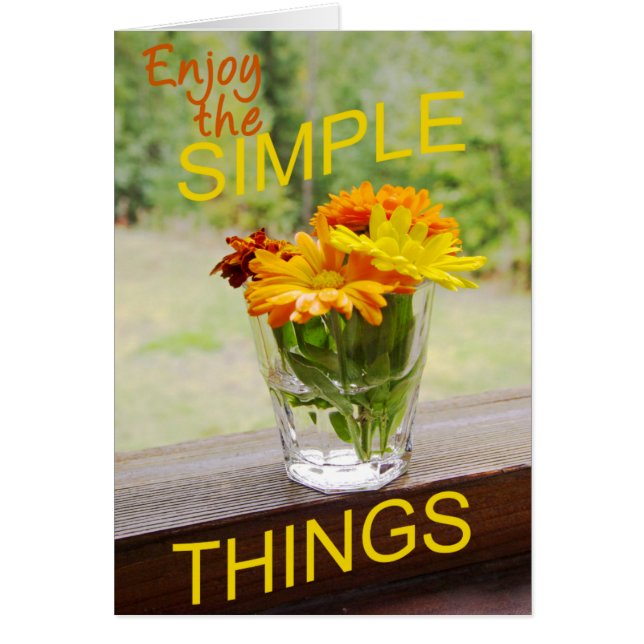 Penser à vous Daisy Still Life Personnalisé (Devant)