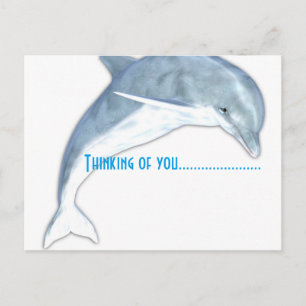 Penser À Vous Dolphin Fashion Carte Postale
