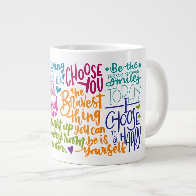 Penser à vous - Jumbo Mug (Devant droit)