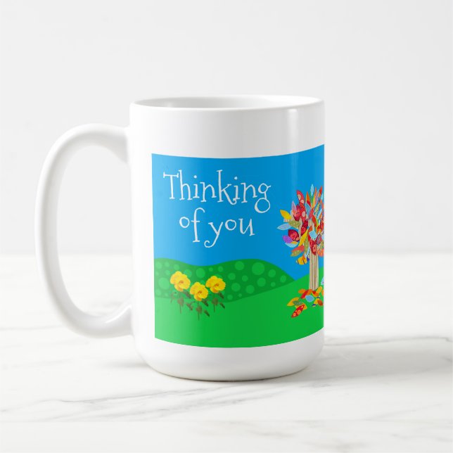 Penser à vous Mug par Jo Images (Gauche)