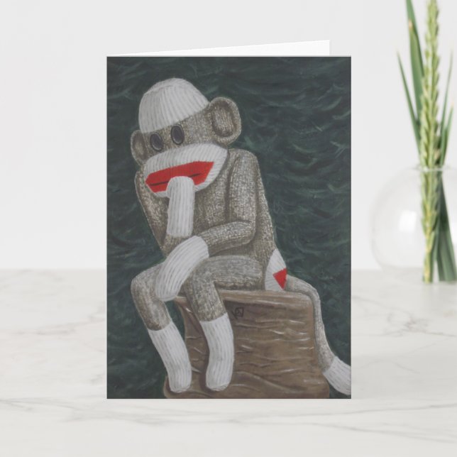 Penser Cartes de singe de choc (Devant)