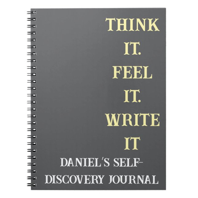 Penser Écrire un journal reflet personnalisé (Devant)