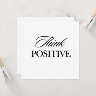 Penser positif