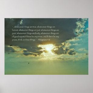 Pensez à ces choses poster - Version C