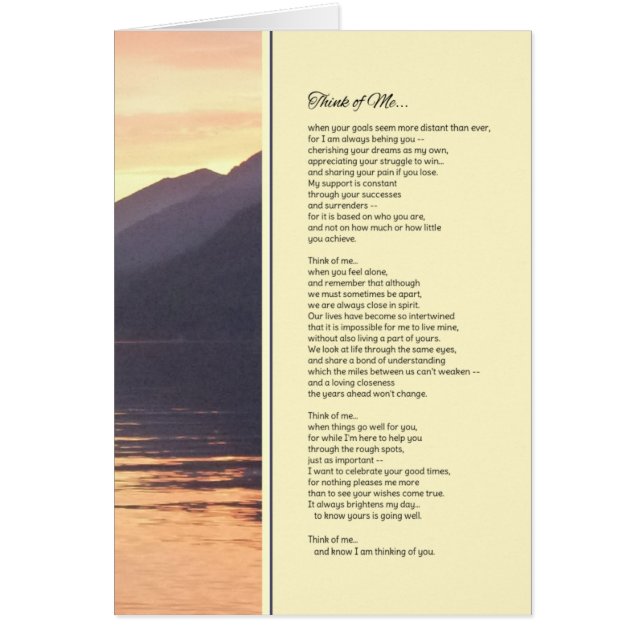 Pensez à moi... (Devant)