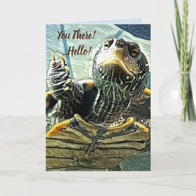 Pensez à votre carte Tortue (Devant)