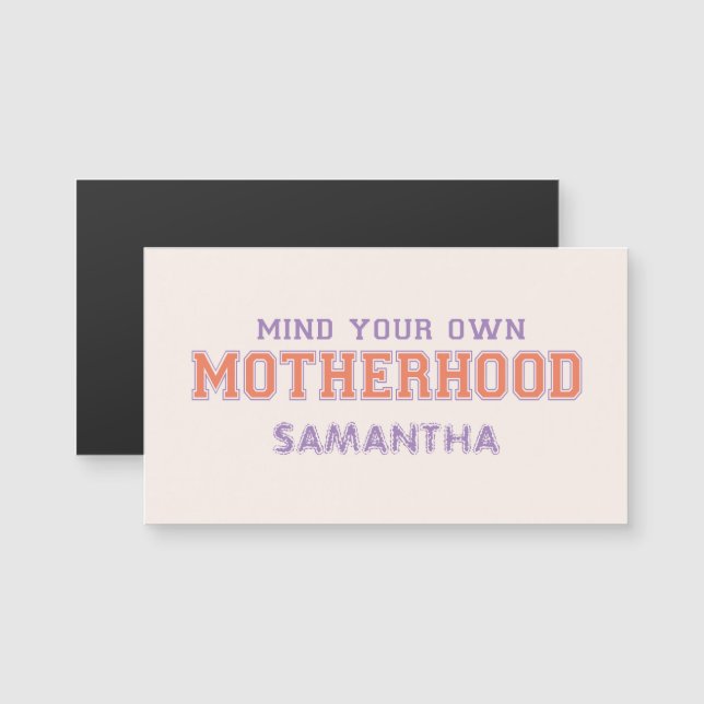 Pensez À Votre Propre Maternité (Devant / Derrière)