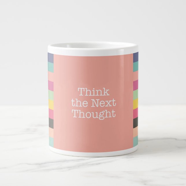 Pensez au prochain Jumbo Mug (Devant)