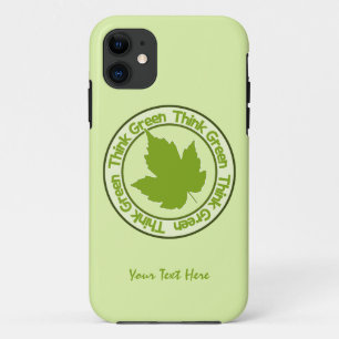 PENSEZ COQUE IPHONE VERT