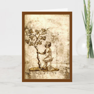 Pensez Juste À Vous ! Carte de voeux médiévale