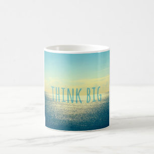 PENSEZ LA GRANDE TASSE DE PHOTO D'OCÉAN