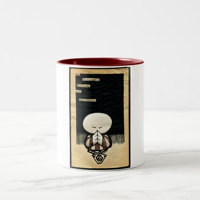 Pensez… La tasse de baril de biscuit (Centre)