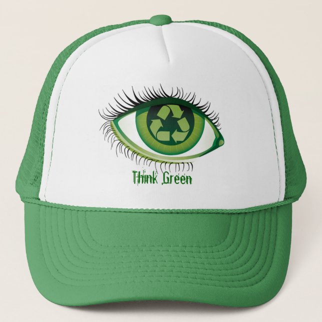 pensez le casquette vert (Devant)