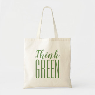 Pensez le pro sac fourre-tout vert à citation