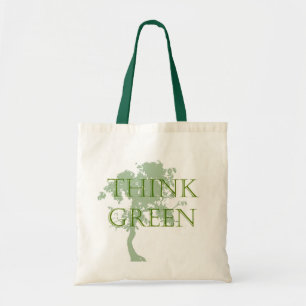 Pensez le sac vert d'arbre