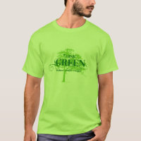 Pensez le T-shirt vert