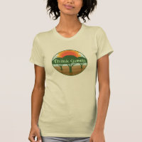 Pensez le T-shirt vert