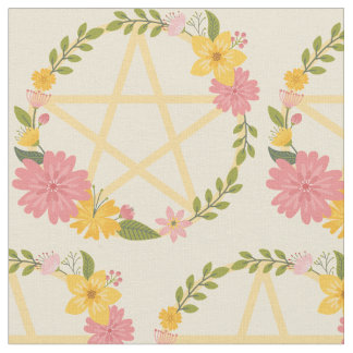 Pentacules florales du milieu de l'été Tissu de so