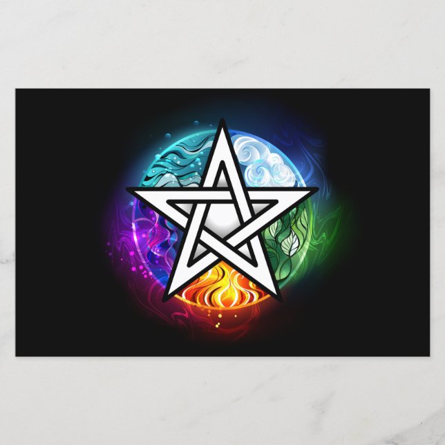 pentagramme du Wiccan (Devant)