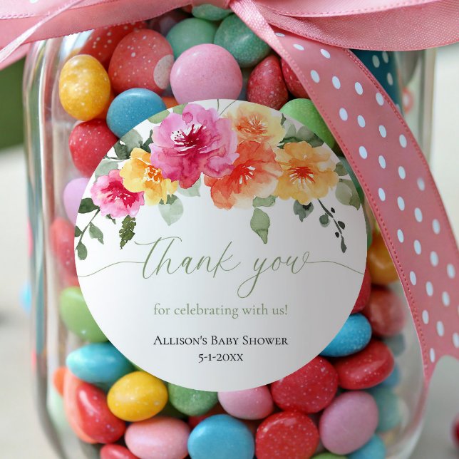 Peonées rose orange vif fleurs florales stickers (Créateur téléchargé)