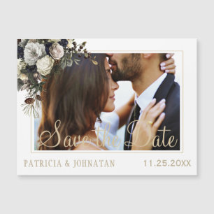 Peonies blanches d'hiver mariage élégant enregistr