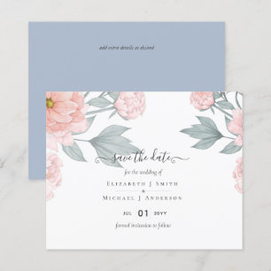 PÉONIES BUDGÉTAIRES Mariage Peach Sage rose