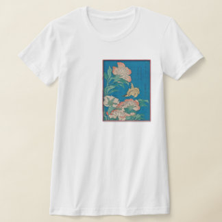 Peonies & Canary par t-shirt Hokusai