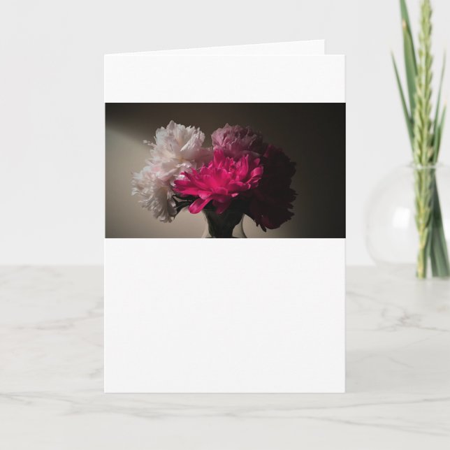 Peonies, carte (Devant)