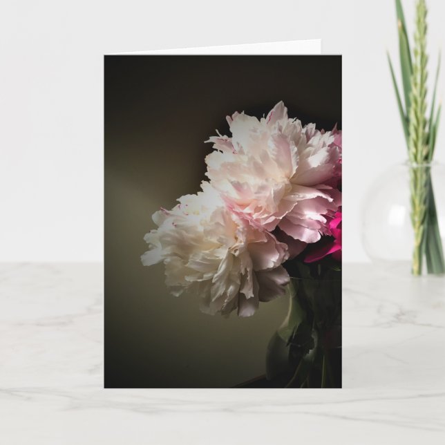 Peonies, carte (Devant)