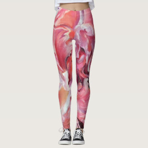 Peonies Leggings floraux