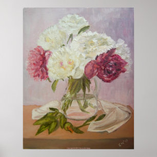 Peonies - Poster