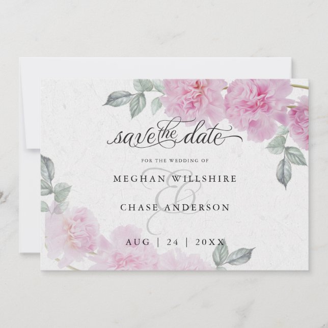 Peonies roses romantiques Papier de riz BarefootBr (Devant)