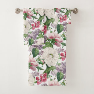 Peonis & Lilacs Jardin d'aquarelle Motif