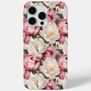 Peony Blossoms Floral Designer iPhone / coque ipad