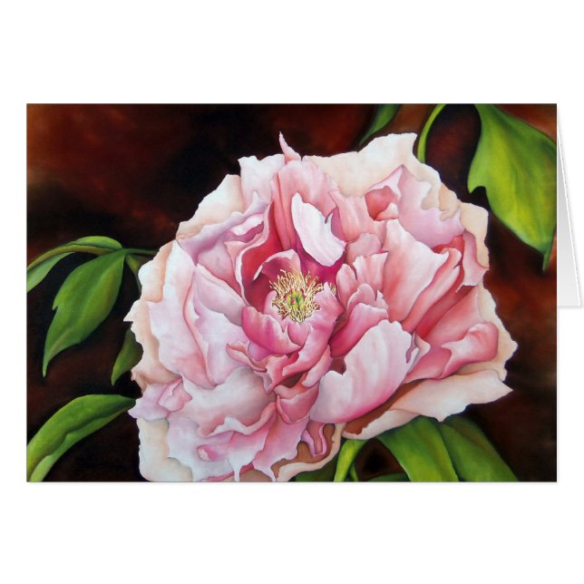 Peony Dans Le Jardin (Devant horizontal)