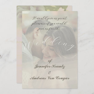 Peony Floral Mariage et Invitation photo