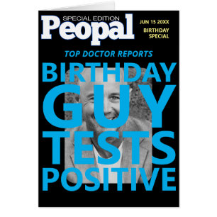 People Mag Parody Funny Birthday Card
