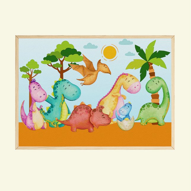 Pépinière Dinosaures Imprimer Dinos Poster de la s (Créateur téléchargé)