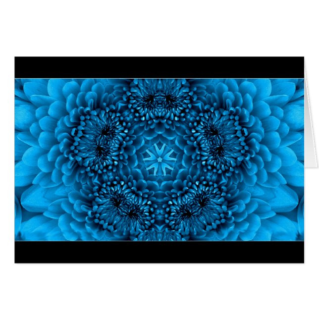 PÉPINS DE FLEUR DE DAHLIA BLEU (Devant horizontal)