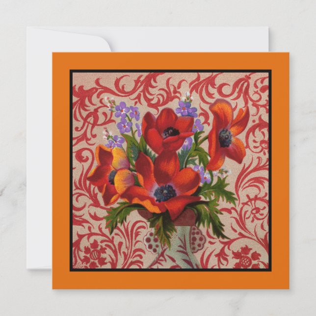 Pépites avec une invitation à la frontière orange (Devant)