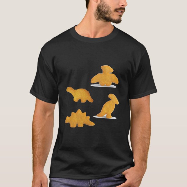 pépites de poulet dino T-shirt classique (Devant)