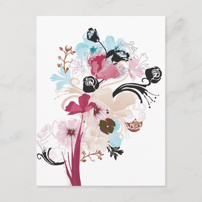 Pépites et carte postale rose (Devant)