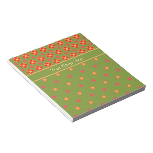 Pépites rétro et Bloc-notes Pois ou Jotter (Incliné)