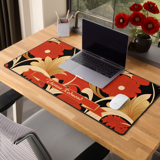 Pépites rouges Art déco personnalisées (Créateur téléchargé)