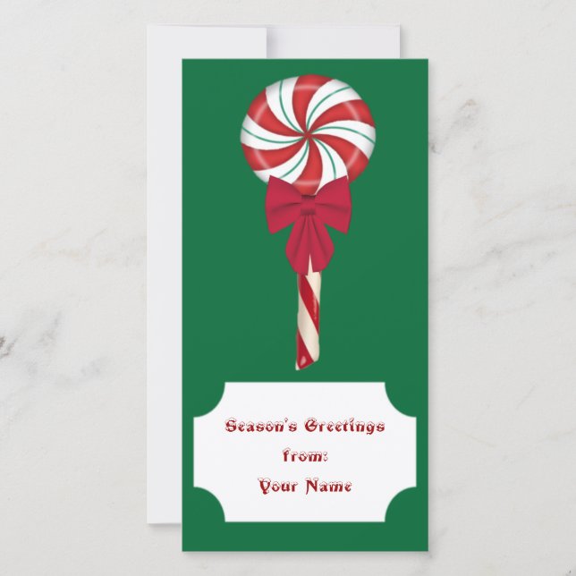 Peppermenthe Lollipop Carte photo (Devant)